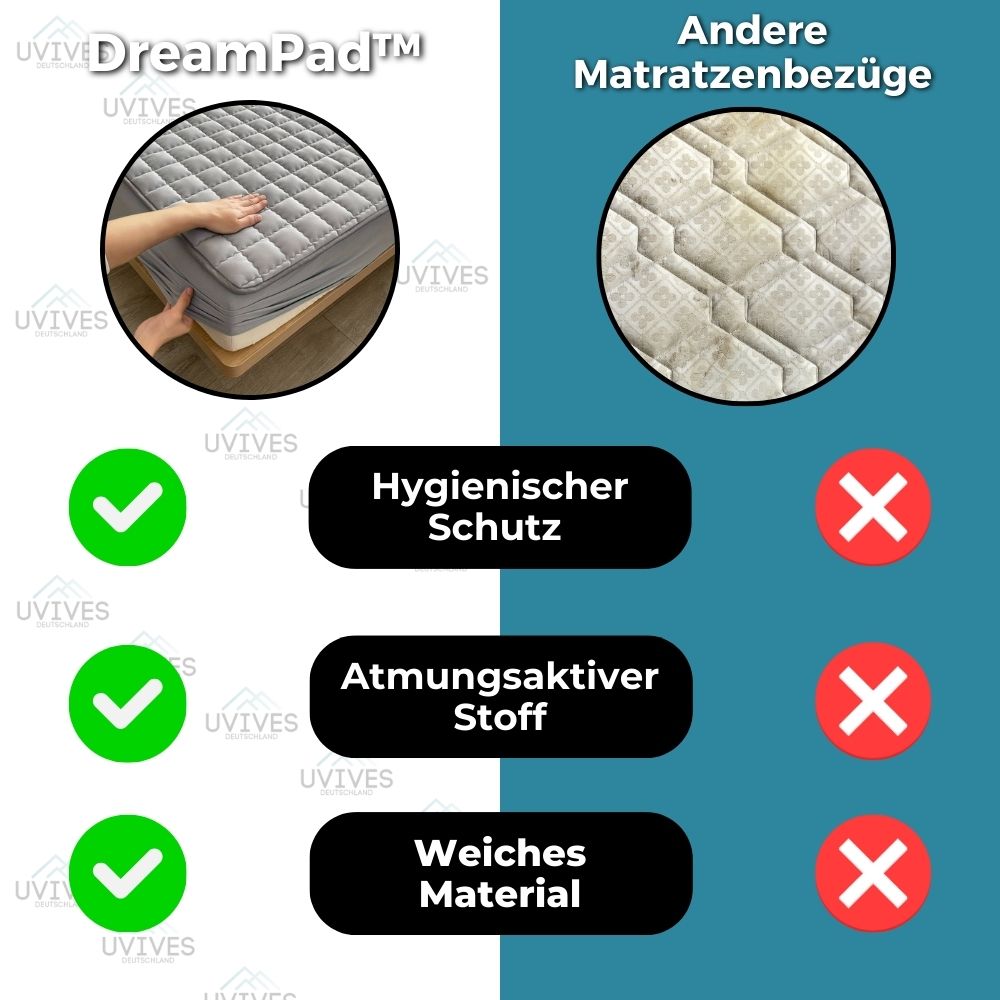 DreamPad™ - Luxuriös weich, atmungsaktiv und hygienisch