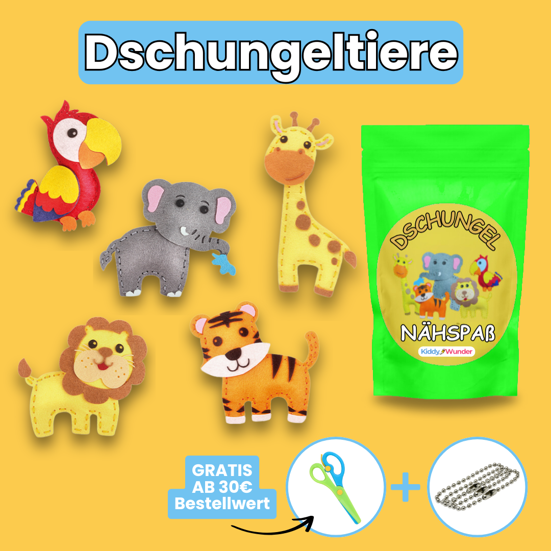 StitchCraftKids™ - Kreatives Nähset für Kinder