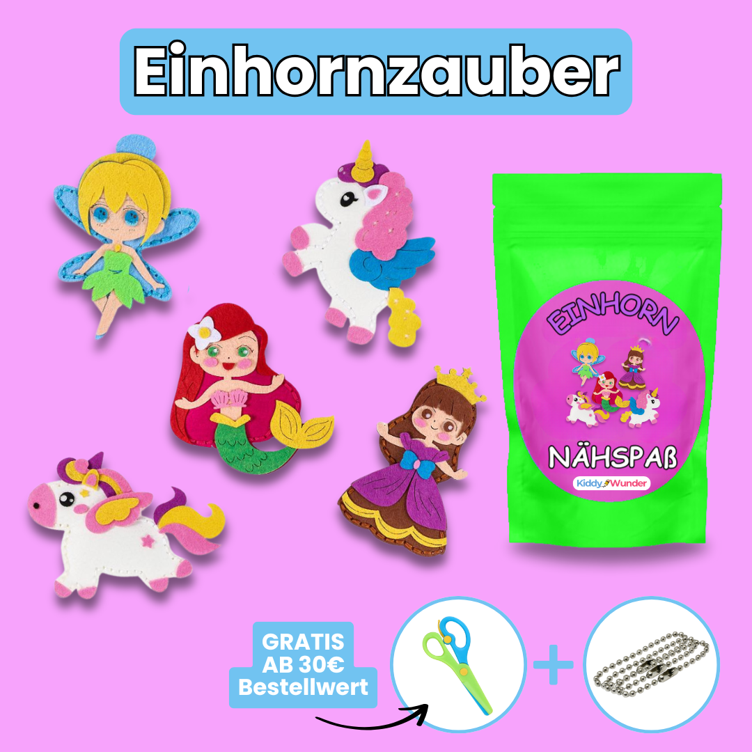 StitchCraftKids™ - Kreatives Nähset für Kinder