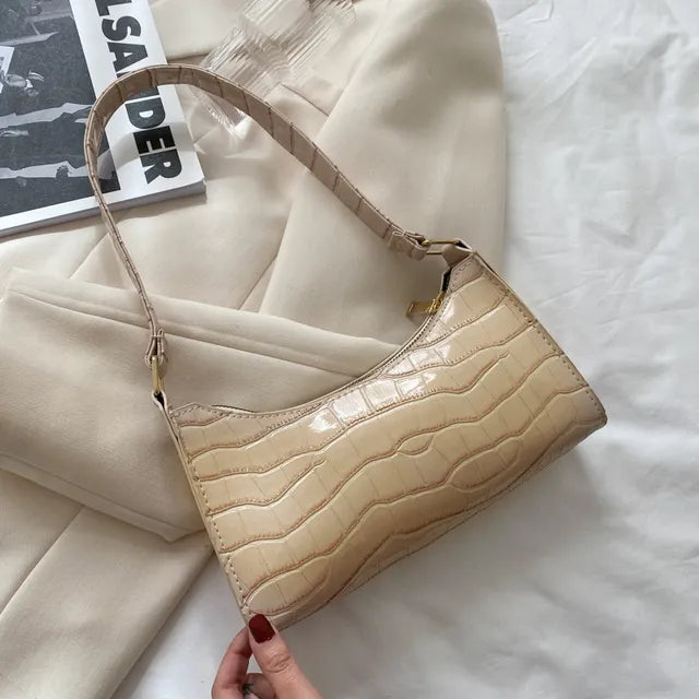 Retro Leder Umhängetasche