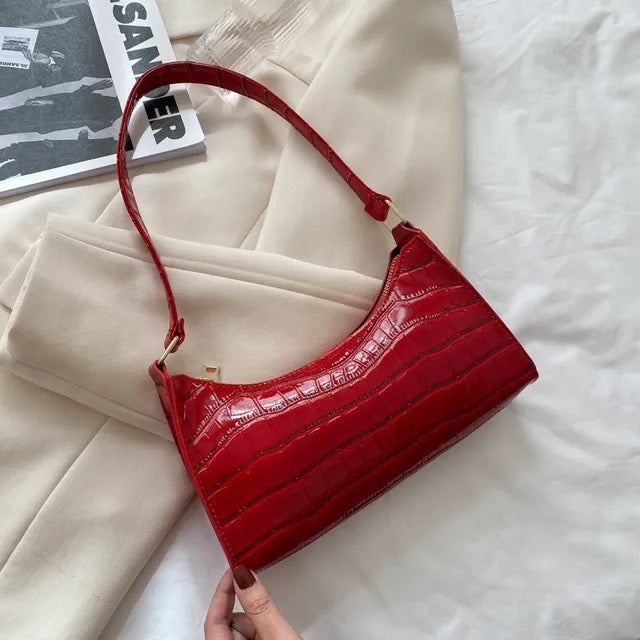 Retro Leder Umhängetasche