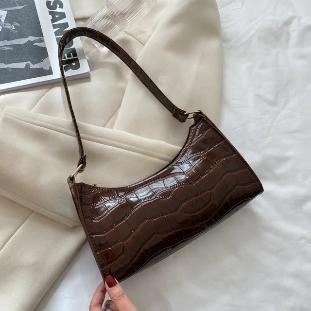 Retro Leder Umhängetasche
