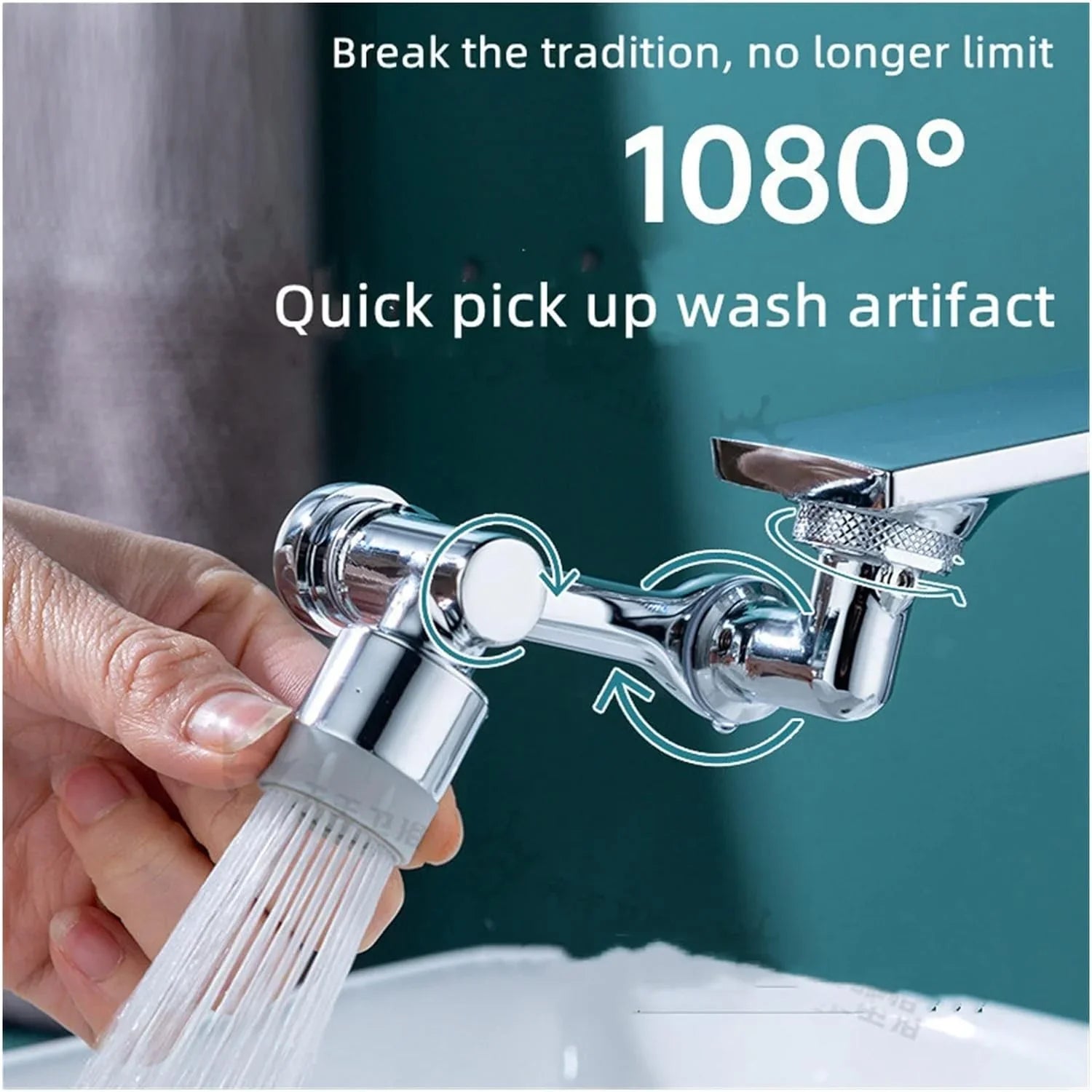 Swivel™ 2.0 - Der NEUE 1440° drehbare Wasserhahnaufsatz