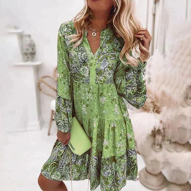 Emmi | Damen Blumiges Kleid