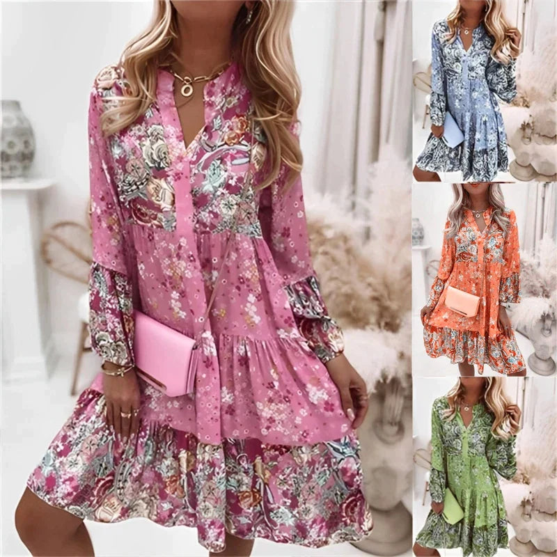 Emmi | Damen Blumiges Kleid
