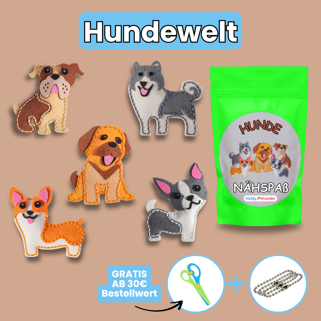 StitchCraftKids™ - Kreatives Nähset für Kinder