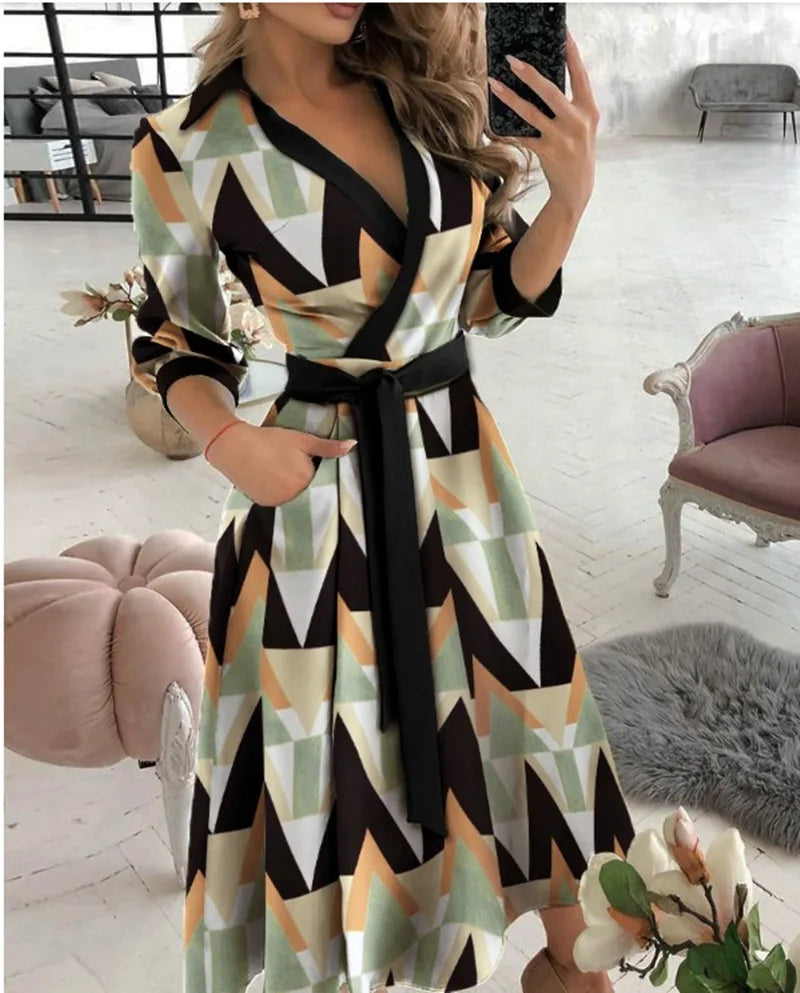 Aubrellia | Wickelkleid Mit Riemen