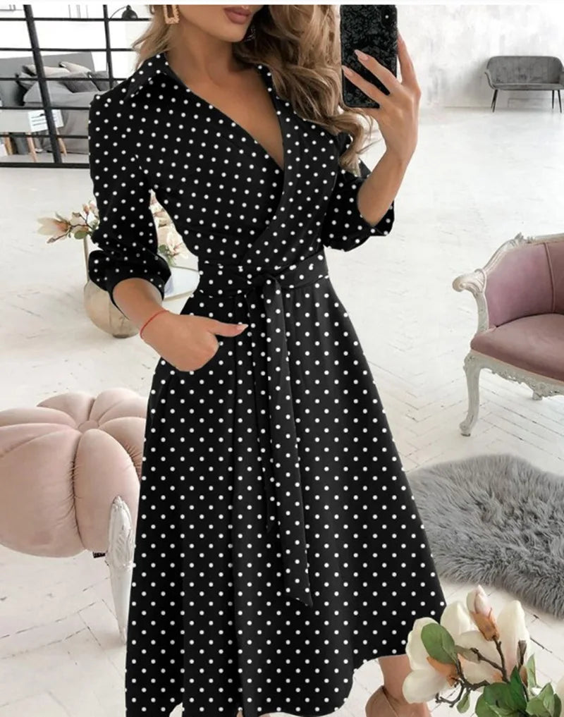 Aubrellia | Wickelkleid Mit Riemen