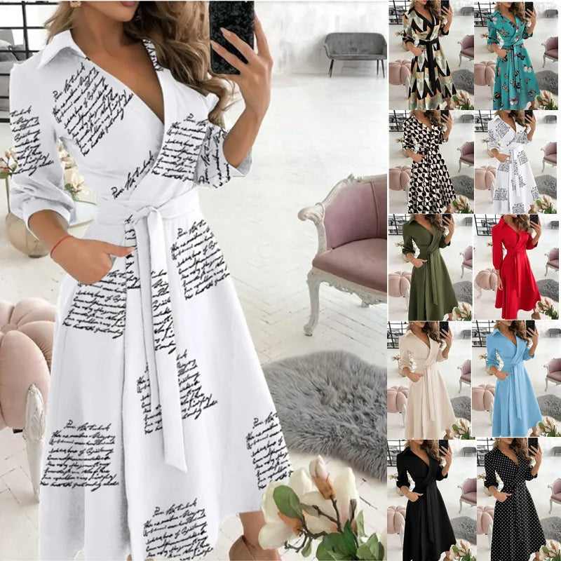 Aubrellia | Wickelkleid Mit Riemen