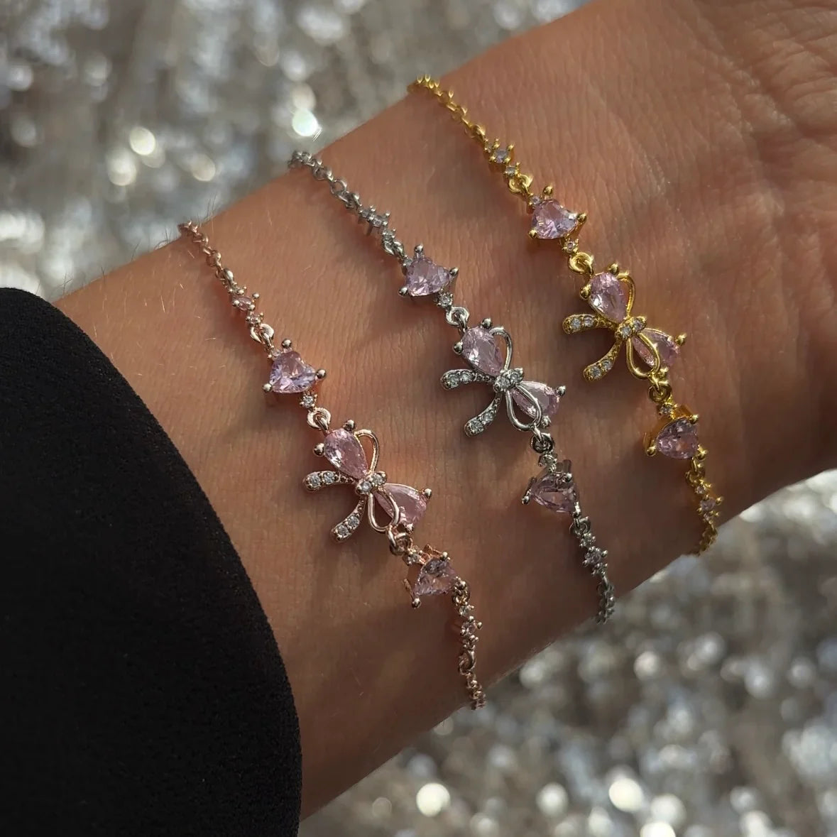 Nina Schleifen-Armband | Eleganter & Anpassbarer Schmuck