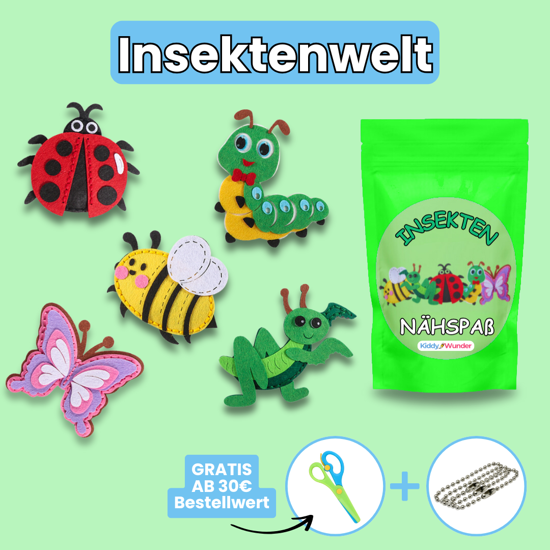 StitchCraftKids™ - Kreatives Nähset für Kinder