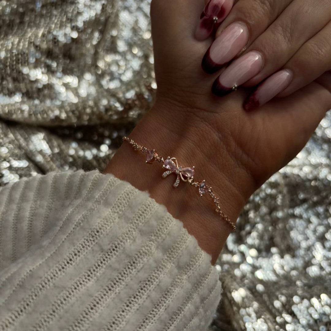 Nina Schleifen-Armband | Eleganter & Anpassbarer Schmuck