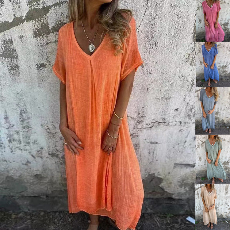 Josefine | Premium Kleid mit V-Ausschnitt