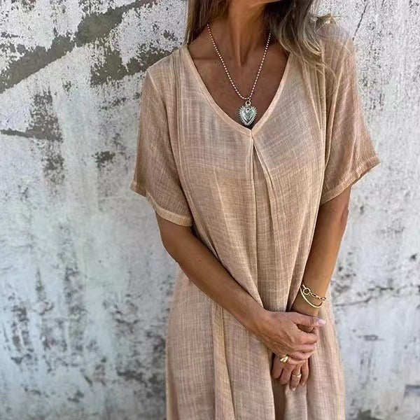 Josefine | Premium Kleid mit V-Ausschnitt