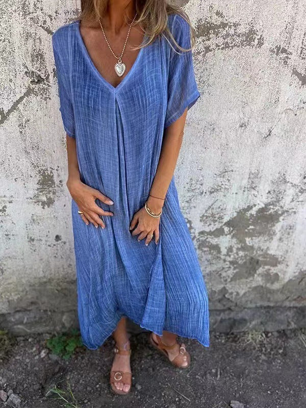 Josefine | Premium Kleid mit V-Ausschnitt