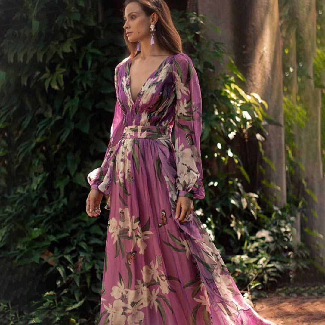 Evadni | Elegantes Maxi Damen Kleid