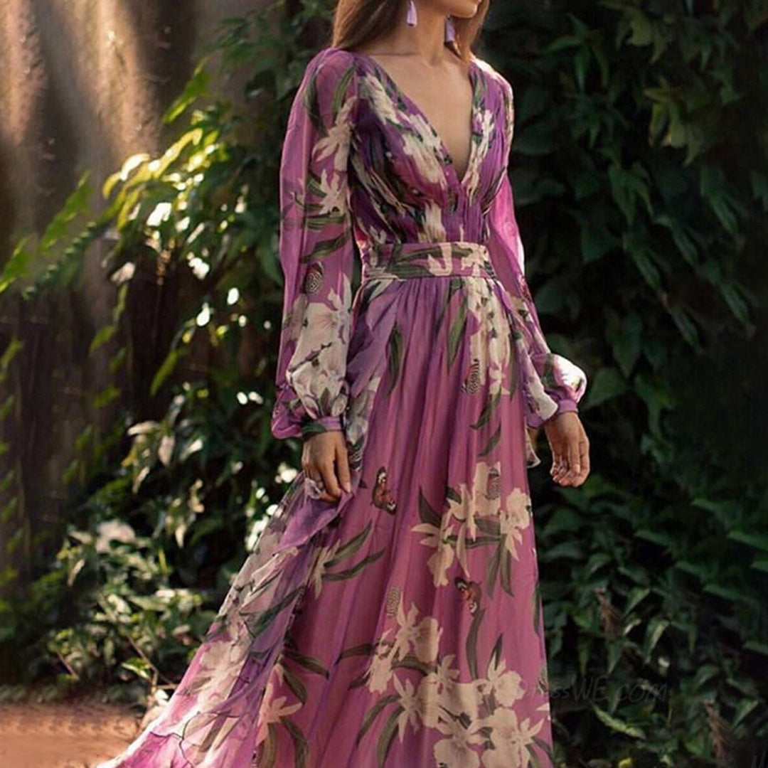 Evadni | Elegantes Maxi Damen Kleid