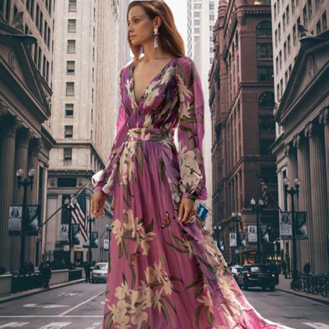 Evadni | Elegantes Maxi Damen Kleid