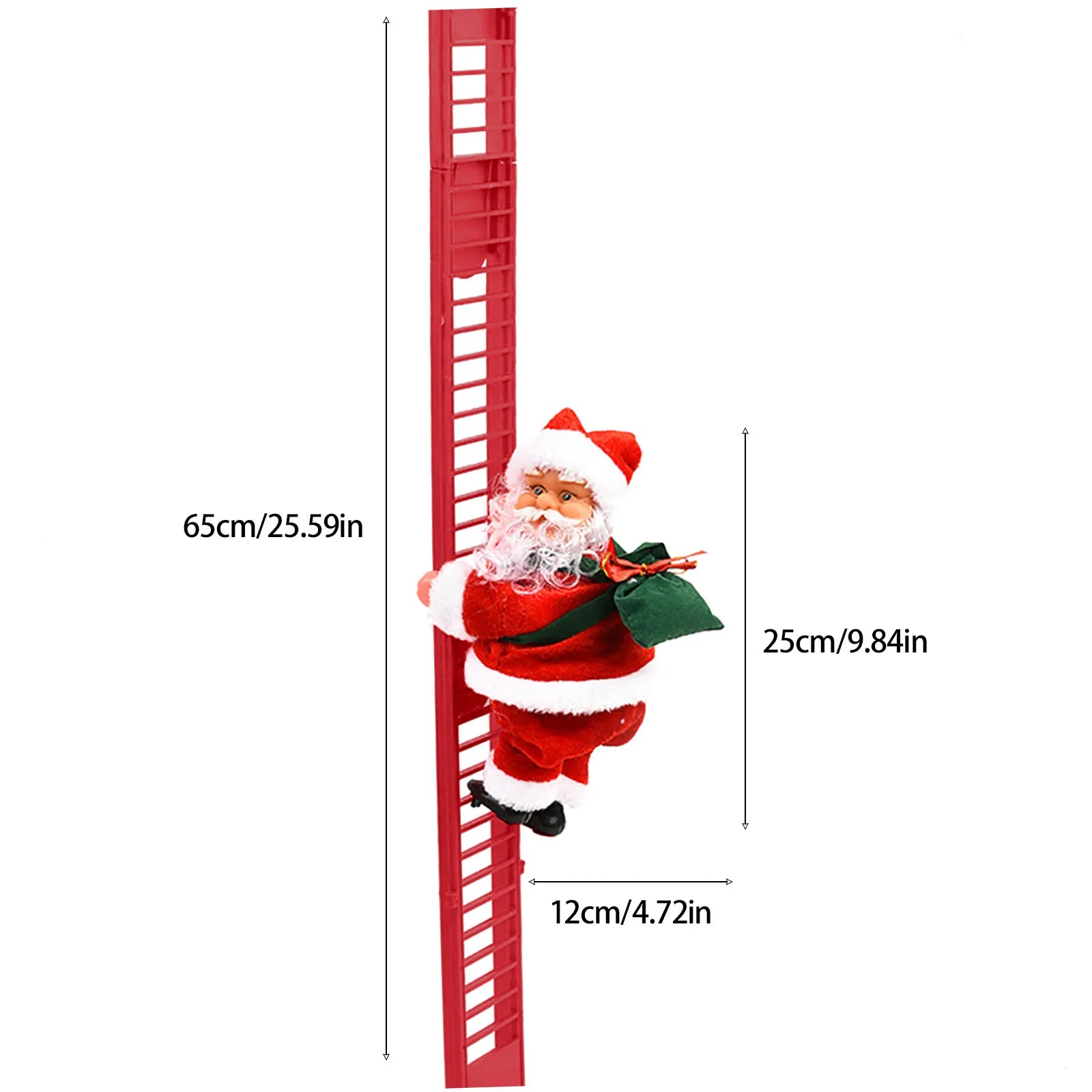 ClimbingSanta™ Musikalische Leiter - Bringen Sie fröhliche Festlichkeit in Ihre Dekor!