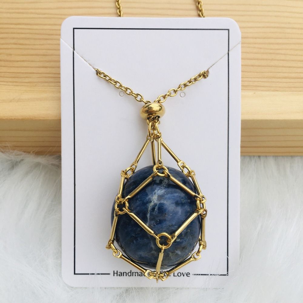 DiamondJewel - Auswechselbare Kristallstein-Halskette für strahlenden Stil und innere Harmonie