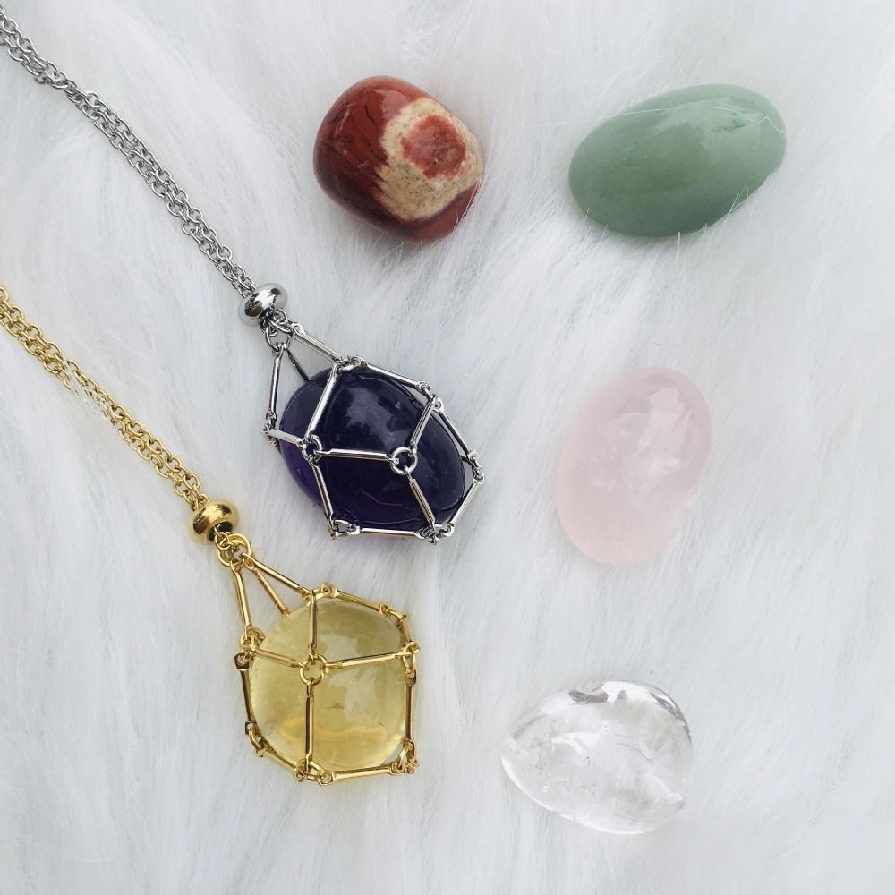 DiamondJewel - Auswechselbare Kristallstein-Halskette für strahlenden Stil und innere Harmonie