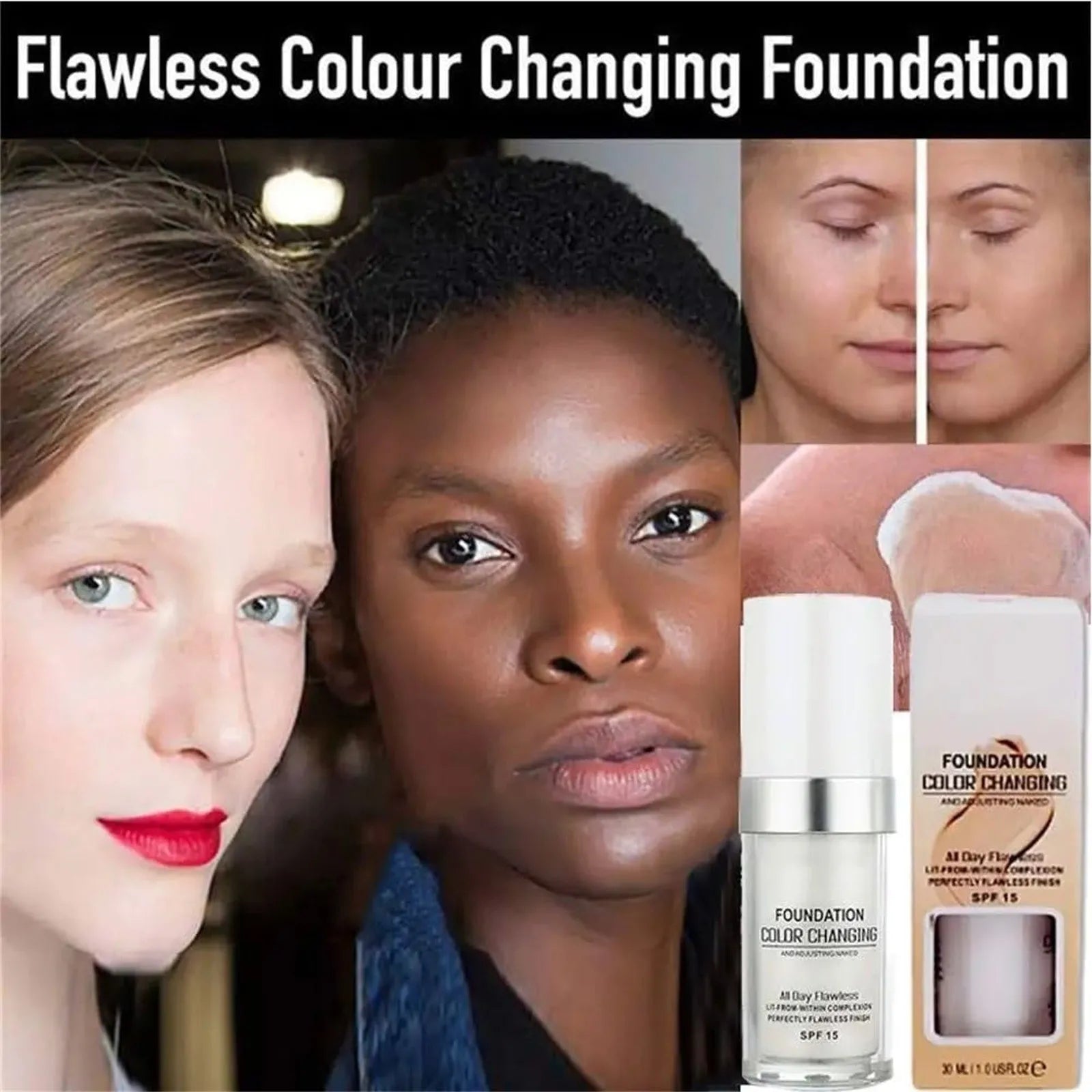 1+1 GRATIS | ConcealerX™ - Farbwechselnde Foundation für makellose Haut