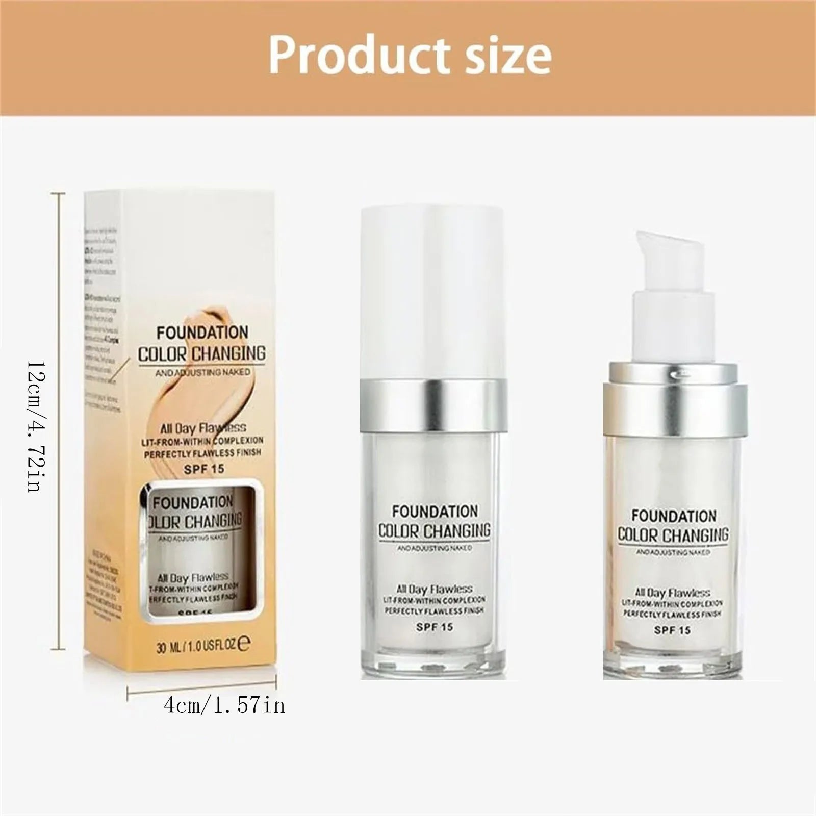 1+1 GRATIS | ConcealerX™ - Farbwechselnde Foundation für makellose Haut