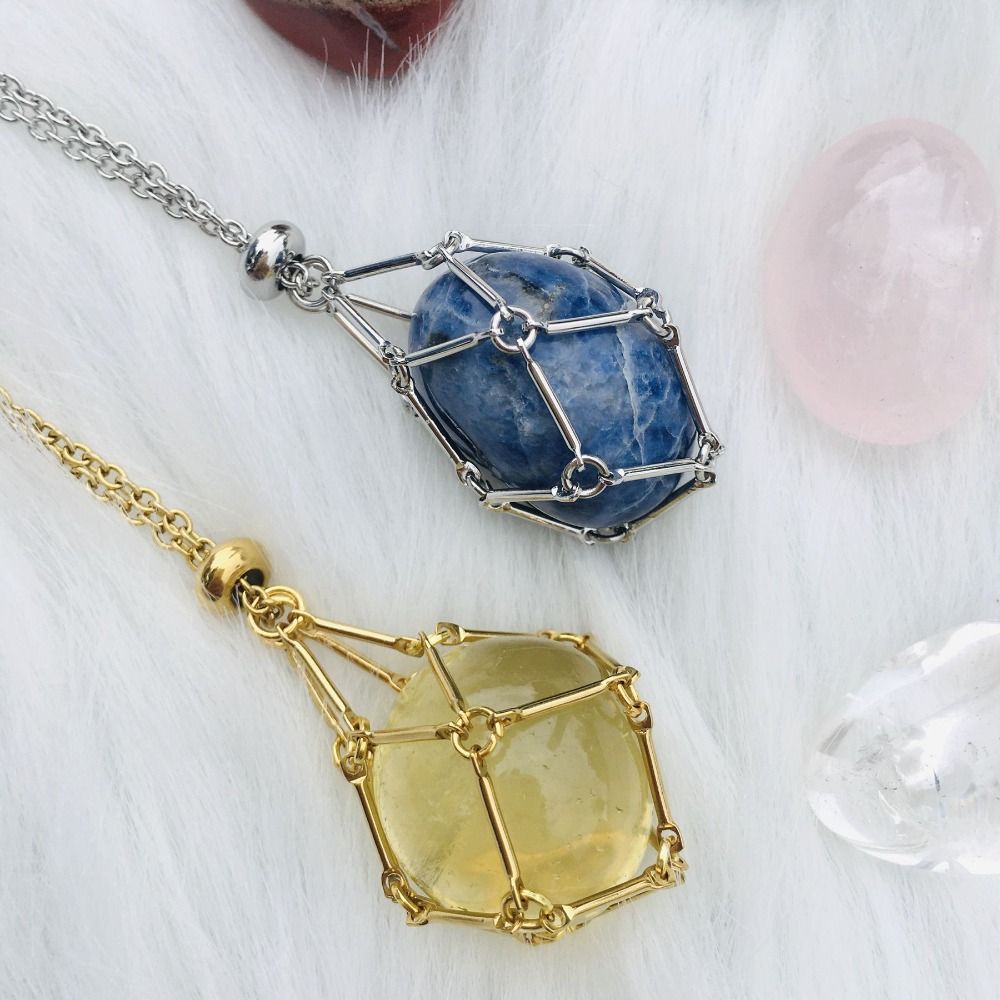 DiamondJewel - Auswechselbare Kristallstein-Halskette für strahlenden Stil und innere Harmonie