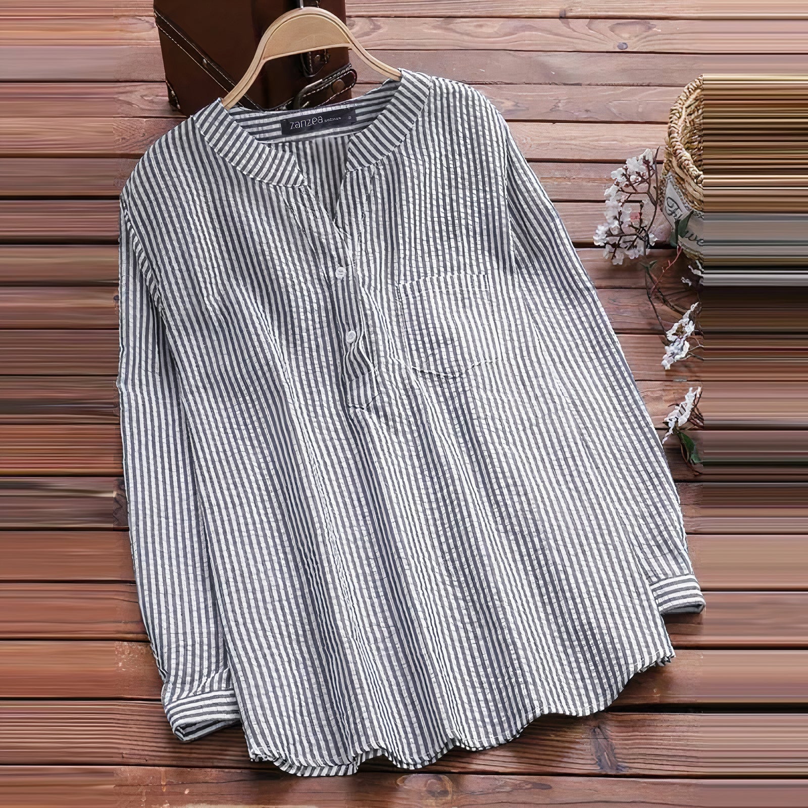Lässige und elegante Baumwollbluse - Valeriana