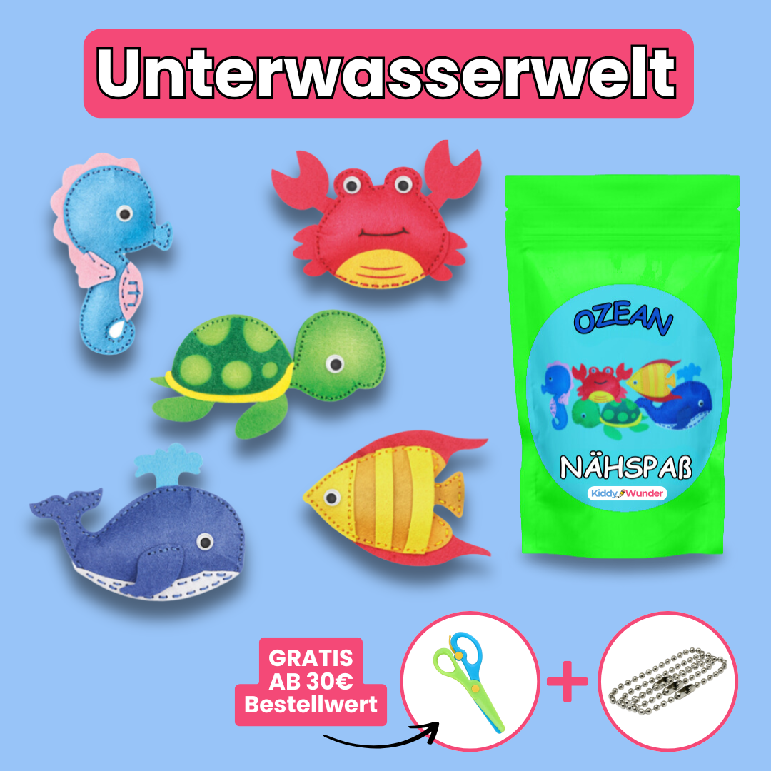 StitchCraftKids™ - Kreatives Nähset für Kinder