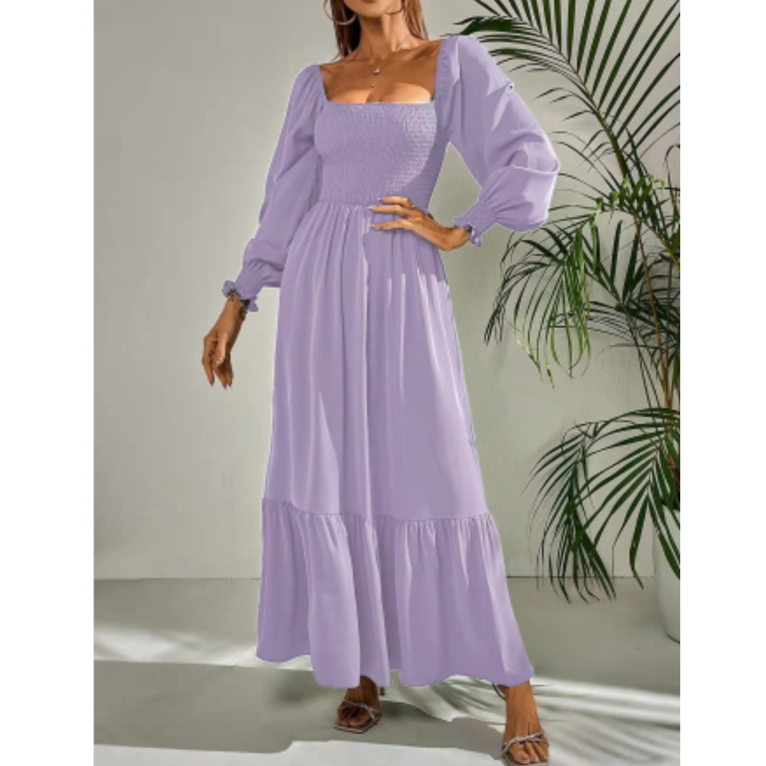 Hermina | Damen Kleid mit langen Ärmeln