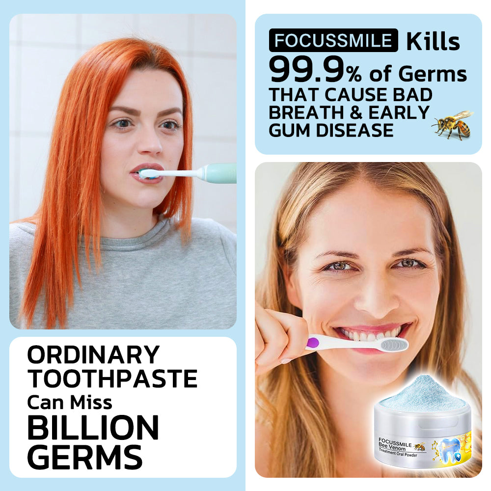 1+1 GRATIS | FocusSmile™ - Pulver zur oralen Behandlung mit Bienengift