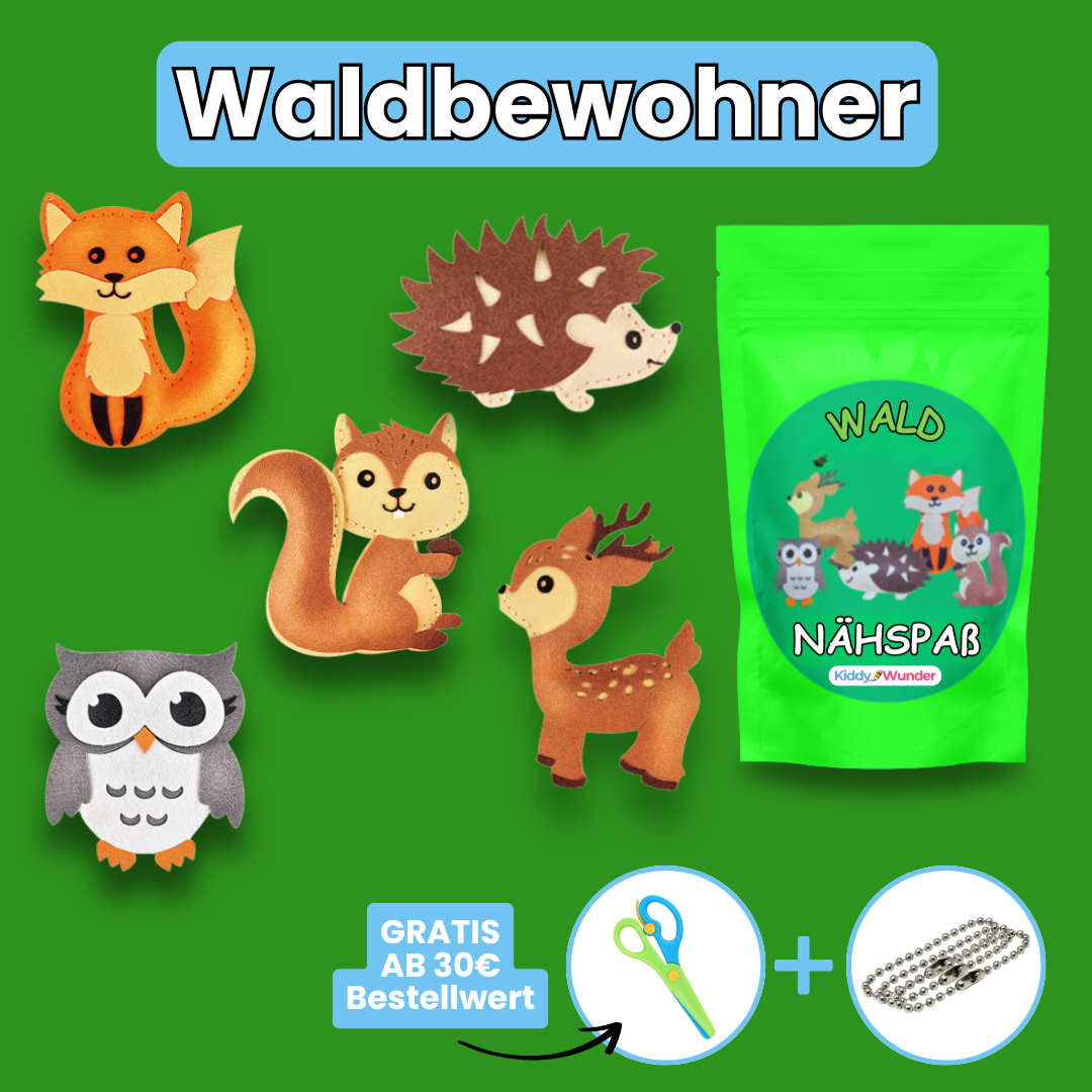 StitchCraftKids™ - Kreatives Nähset für Kinder