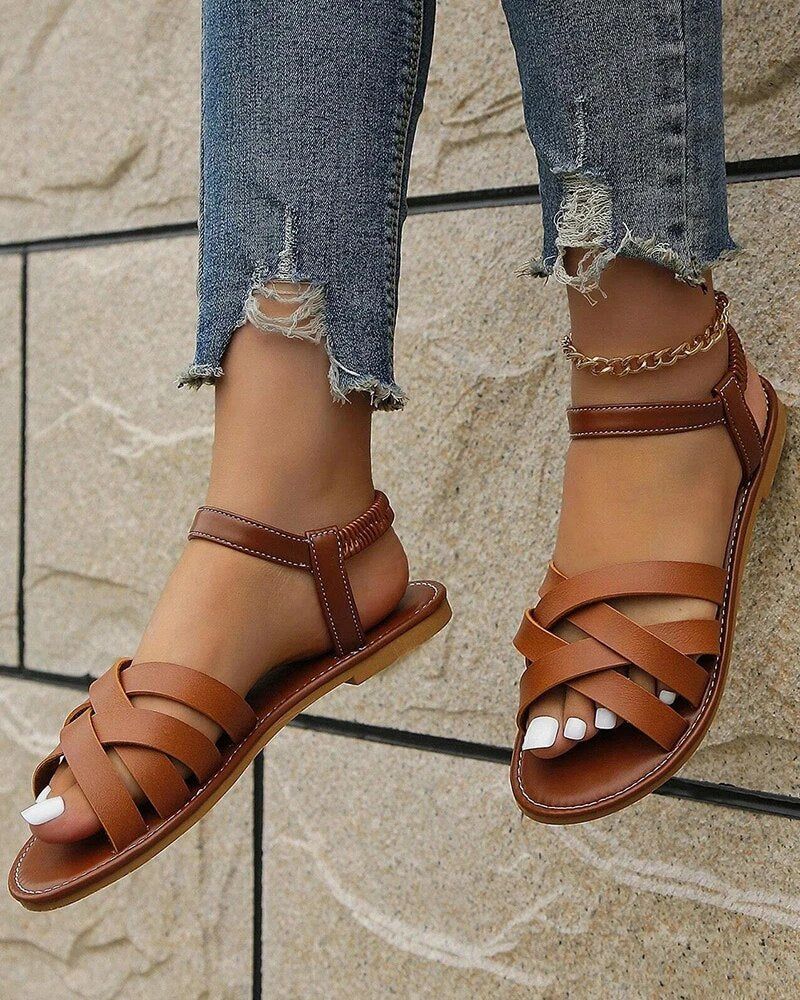 Orthopädische Crisscross-Sandalen - Elvia