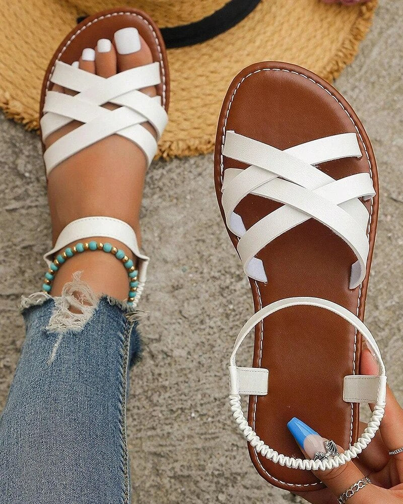 Orthopädische Crisscross-Sandalen - Elvia