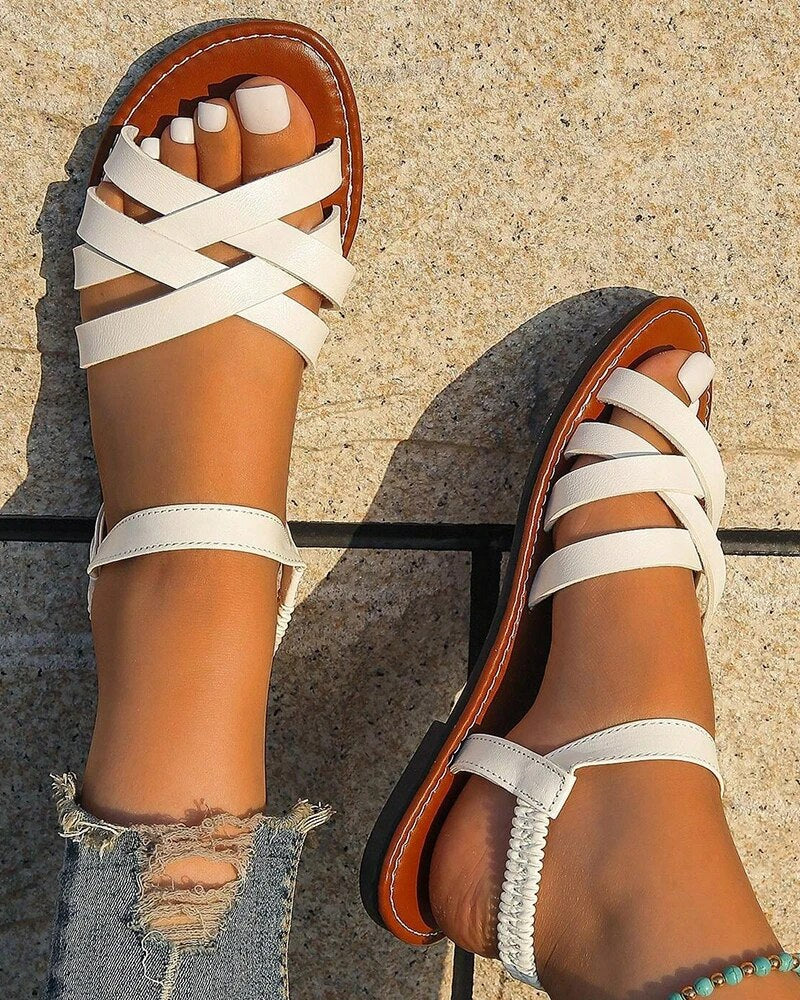 Orthopädische Crisscross-Sandalen - Elvia