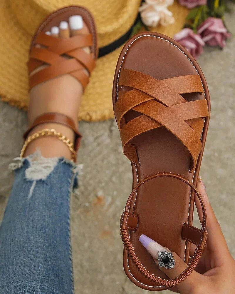 Orthopädische Crisscross-Sandalen - Elvia