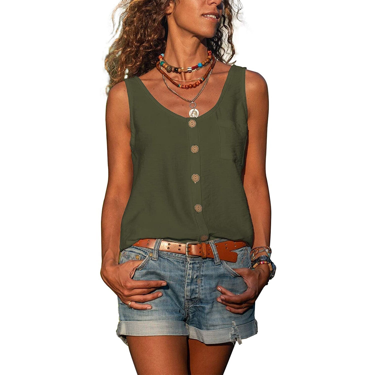 Vielseitiges Boho Chic Damen Top für den Sommer - Clarissa