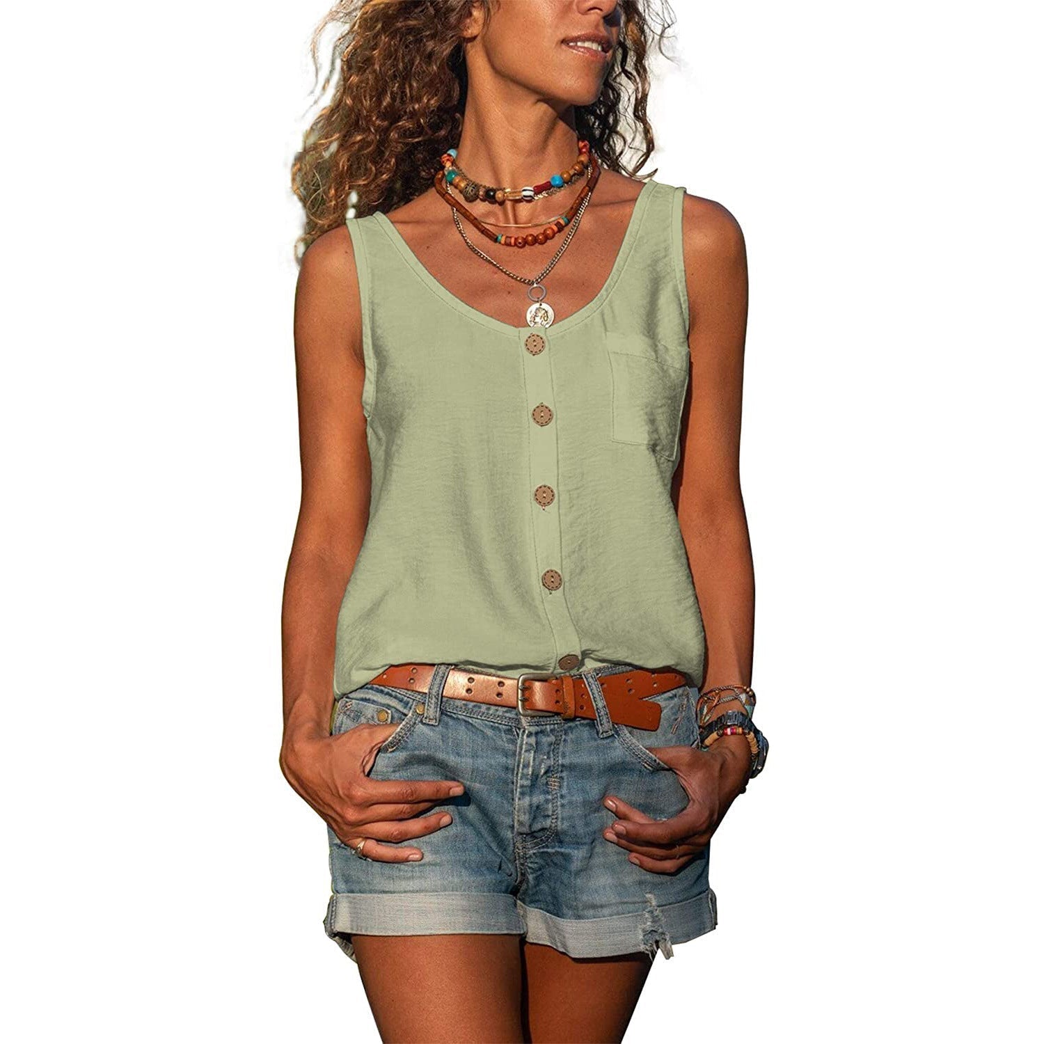 Vielseitiges Boho Chic Damen Top für den Sommer - Clarissa