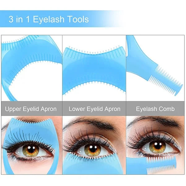 1+1 GRATIS | 3in1 Wimpern Tools Mascara Schild Applikator Guard™ - Makellose Wimpern leicht gemacht