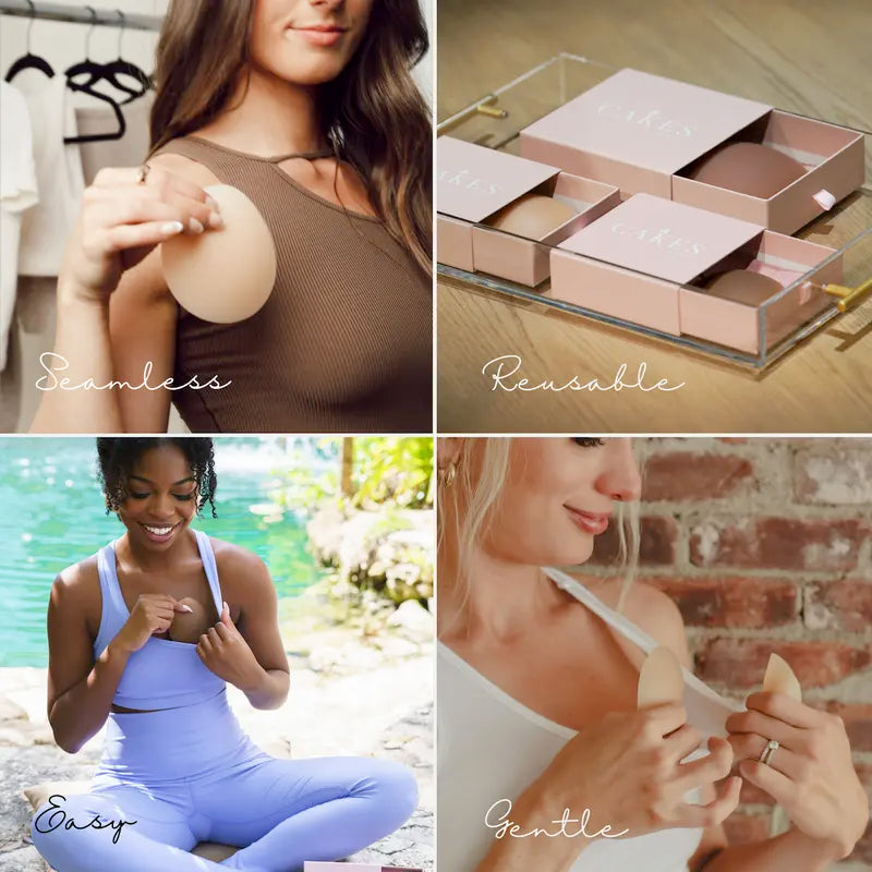 Nahtlose Nippelabdeckungen™ - Perfekter Halt, unsichtbar und selbstbewusst in Sekunden!