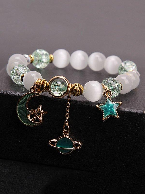 Stern & Mond Perlenarmband | Kosmische Eleganz für Ihr Handgelenk