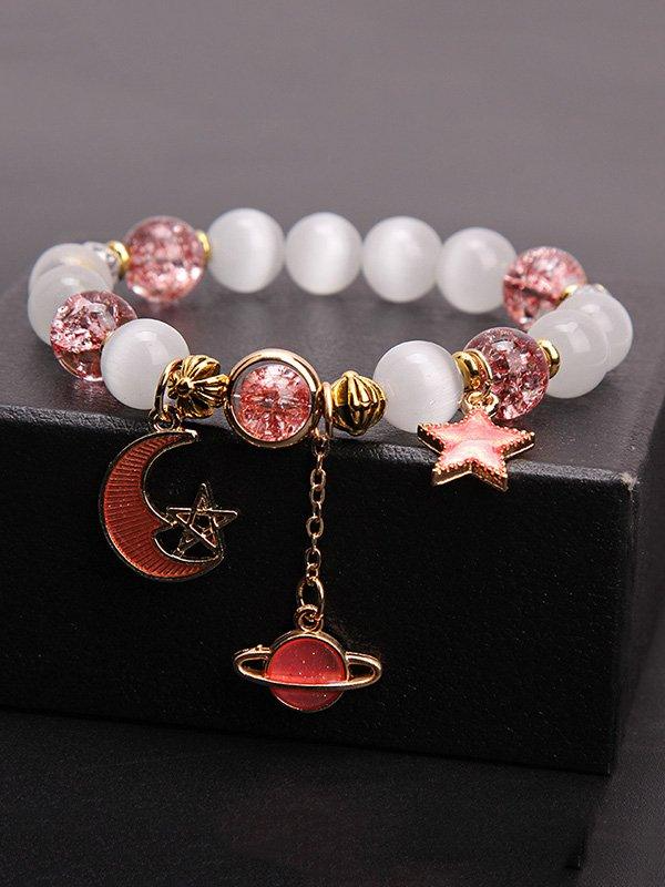 Stern & Mond Perlenarmband | Kosmische Eleganz für Ihr Handgelenk
