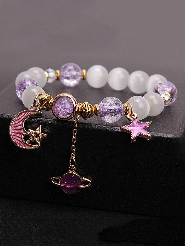 Stern & Mond Perlenarmband | Kosmische Eleganz für Ihr Handgelenk
