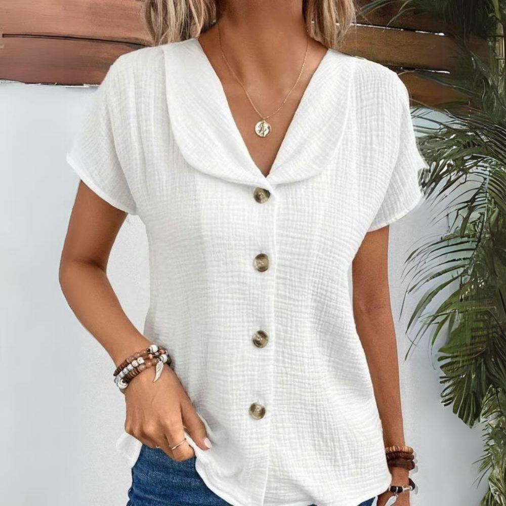 Elegante Sommerbluse für Frauen - Alfreda