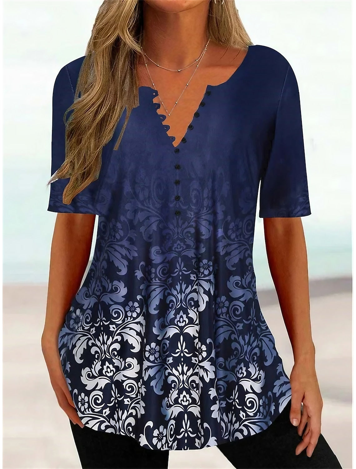 Florales Vintage-Sommerhemd - Lorelei