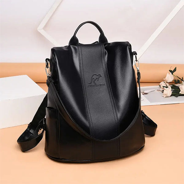VintageVogue™ | Damen Vintage Lederrucksack
