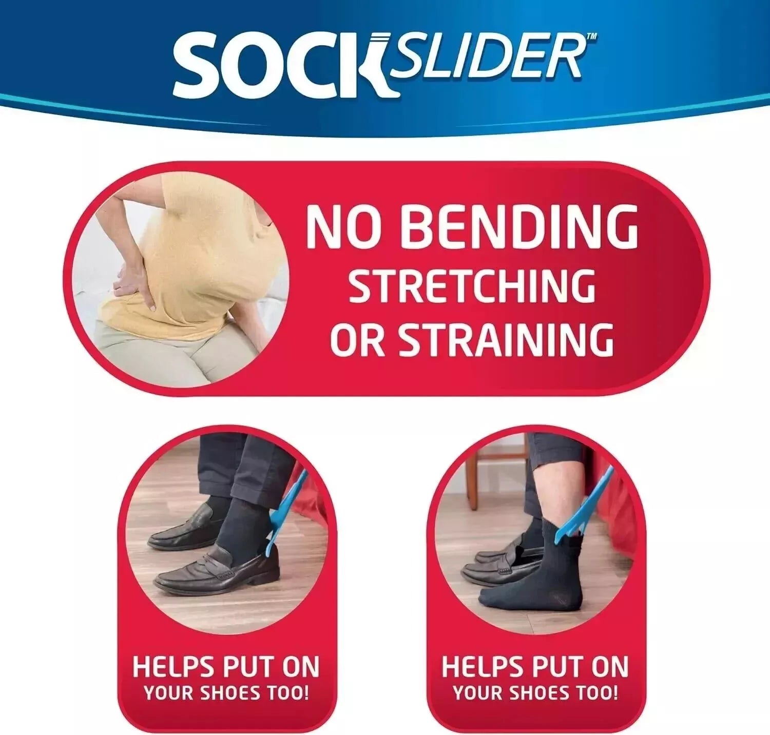 SockSlider™ - Socken mühelos auftragen!