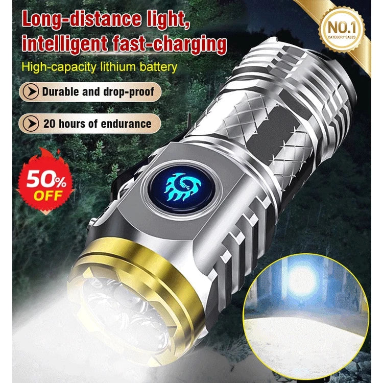 1+1 GRATIS | UltraBeam™ - Beleuchten Sie Ihre Abenteuer mit der superstarken Mini-Taschenlampe!