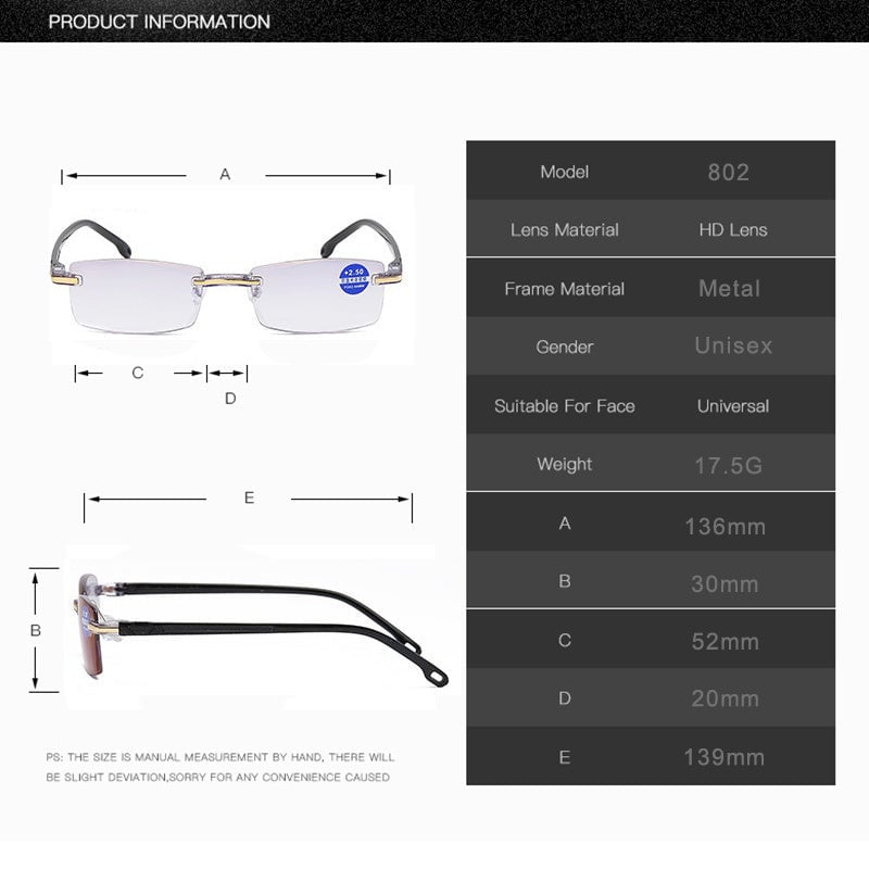 DualView™ - Verbesserte Lesebrille für optimale Klarheit in jeder Umgebung!